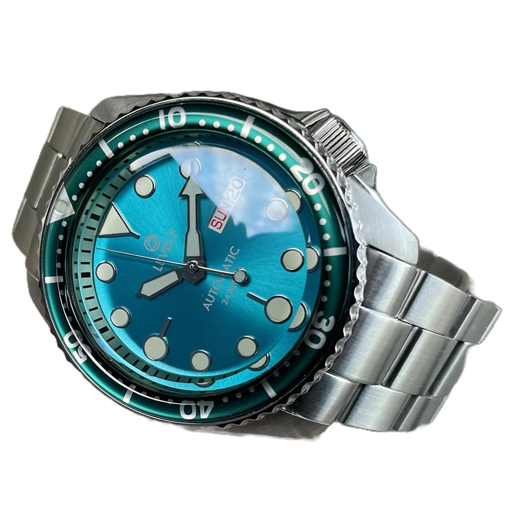 Handmade Japanese watch 10 ATM waterproof turquoise blue Sapphire double dome windshield NH36 movement watch lv75tq2133s LEVEL7
Handmade Japanese watch 10 ATM waterproof turquoise blue Sapphire double dome windshield NH36 movement watch lv75tq2133s LEVEL7