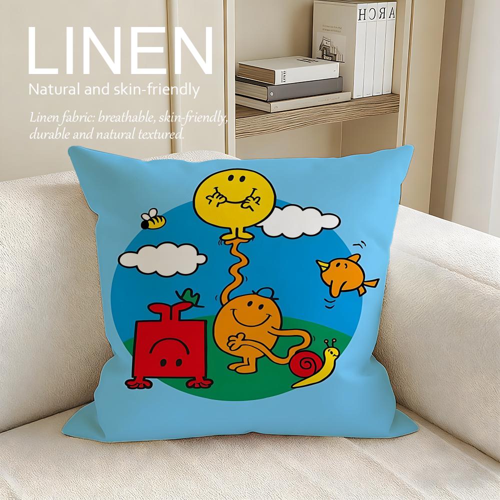 Kids Mr Men Little Miss Cushion Cover Pillowcase Set Pcs x x Breathable Washable Sofa Cushion Cover 30X30cm
Kids Mr Men Little Miss Cushion Cover Pillowcase Set Pcs x x Breathable Washable Sofa Cushion Cover 30X30cm