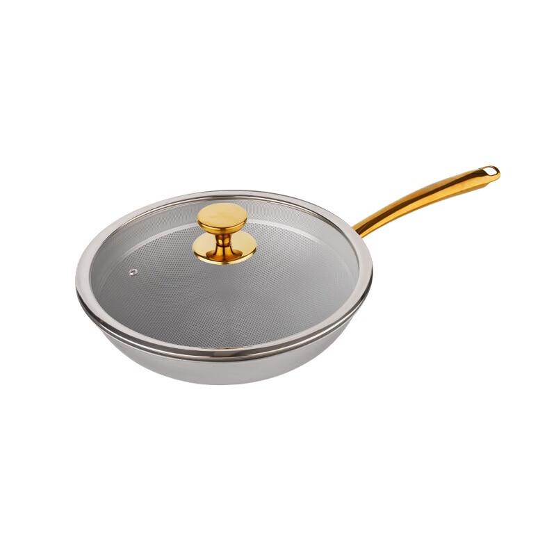 Zhishi Titanium Wok with Gilt Handle
Zhishi Titanium Wok with Gilt Handle