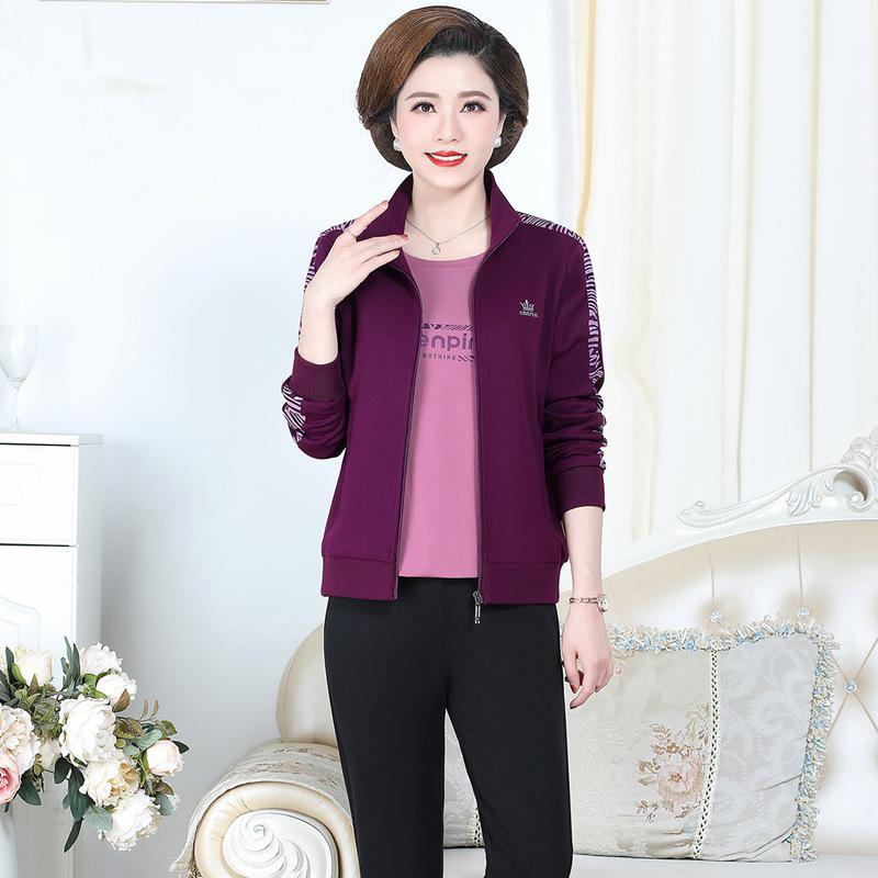 Mom s Stylish Spring & Fall Casual Sportswear: Trendy Age-Defying Three-Piece Set for Middle-Aged Women XXL
Mom s Stylish Spring & Fall Casual Sportswear: Trendy Age-Defying Three-Piece Set for Middle-Aged Women XXL