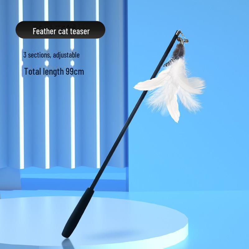 Прочная дразнилка для кошек с перьями и сменной насадкой нового типа
Прочная дразнилка для кошек с перьями и сменной насадкой нового типа