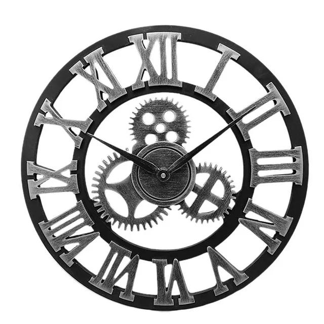 Creative retro wall clock fashion decorative gear living room 30 x30x 5cm срібний
Creative retro wall clock fashion decorative gear living room 30 x30x 5cm срібний