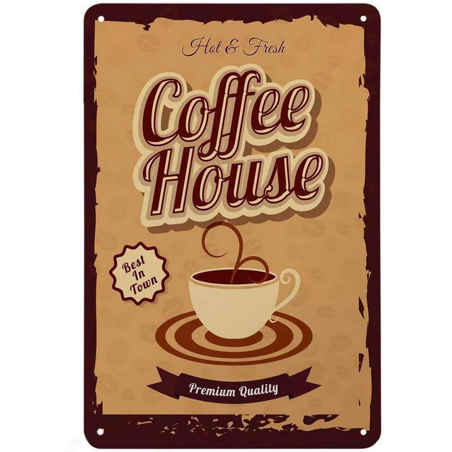 Mfoever Tin Coffee Metal Tin Signs Vintage Plaque Metal Plate Retro Wall Art Posters for Cafe Kitchen Bar Pub Clubs Iron Painting Decoration (as the picture,20x30cm)
Mfoever Tin Coffee Metal Tin Signs Vintage Plaque Metal Plate Retro Wall Art Posters for Cafe Kitchen Bar Pub Clubs Iron Painting Decoration (as the picture,20x30cm)