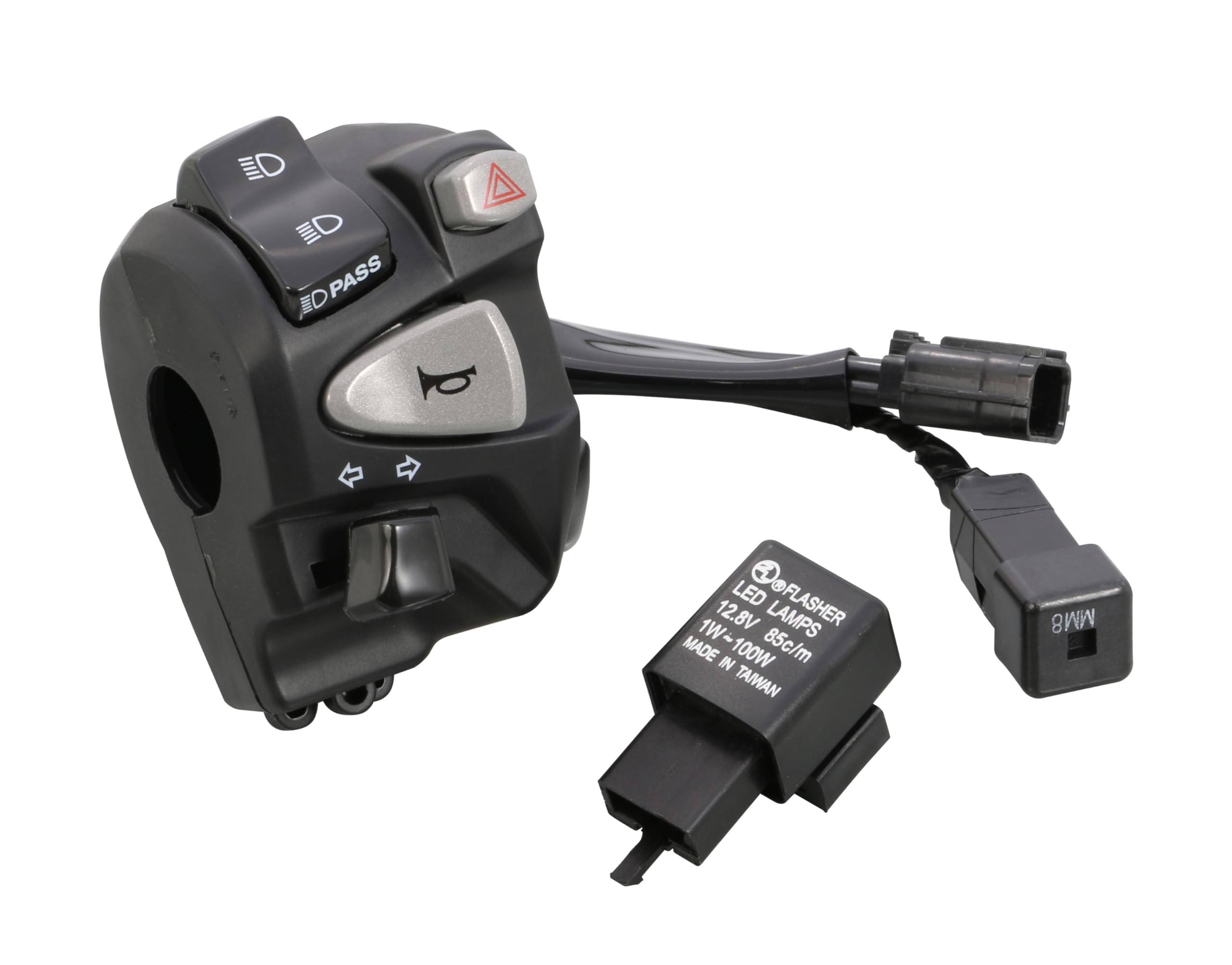 Перемикач KITACO з лівою рукояткою з функцією небезпеки Ducks 125 Function/Passing (JB04/JB06) 756-1320100 чорний
Перемикач KITACO з лівою рукояткою з функцією небезпеки Ducks 125 Function/Passing (JB04/JB06) 756-1320100 чорний