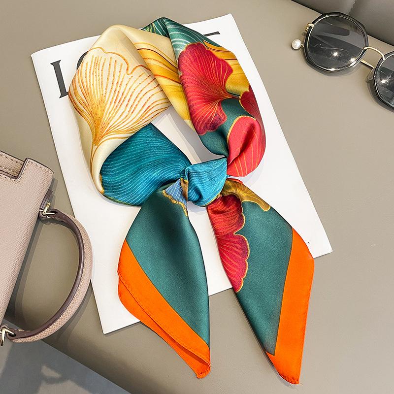 Spring/Summer Ginkgo Leaves Imitation Silk Neck Scarf Outdoor Decoration Wrap for Women Breathable Print 70*70cm Square Scarf бежевый
Spring/Summer Ginkgo Leaves Imitation Silk Neck Scarf Outdoor Decoration Wrap for Women Breathable Print 70*70cm Square Scarf бежевый