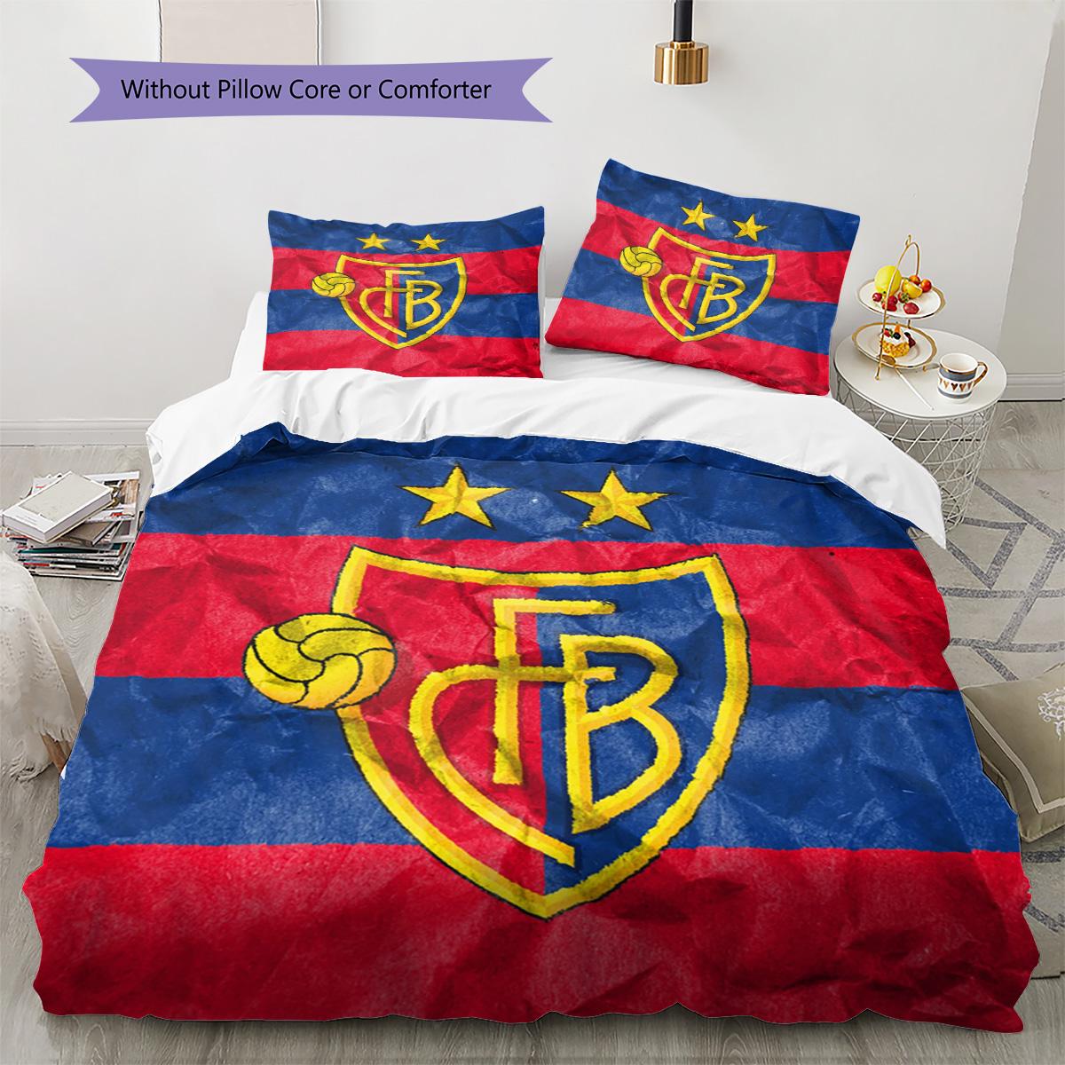 FC Basel Pattern Bedding Set Quilt Cover Pillowcase Home Decor Gift (1 * duvet cover + 2 * pillowcase, without core) 135x200cm
FC Basel Pattern Bedding Set Quilt Cover Pillowcase Home Decor Gift (1 * duvet cover + 2 * pillowcase, without core) 135x200cm