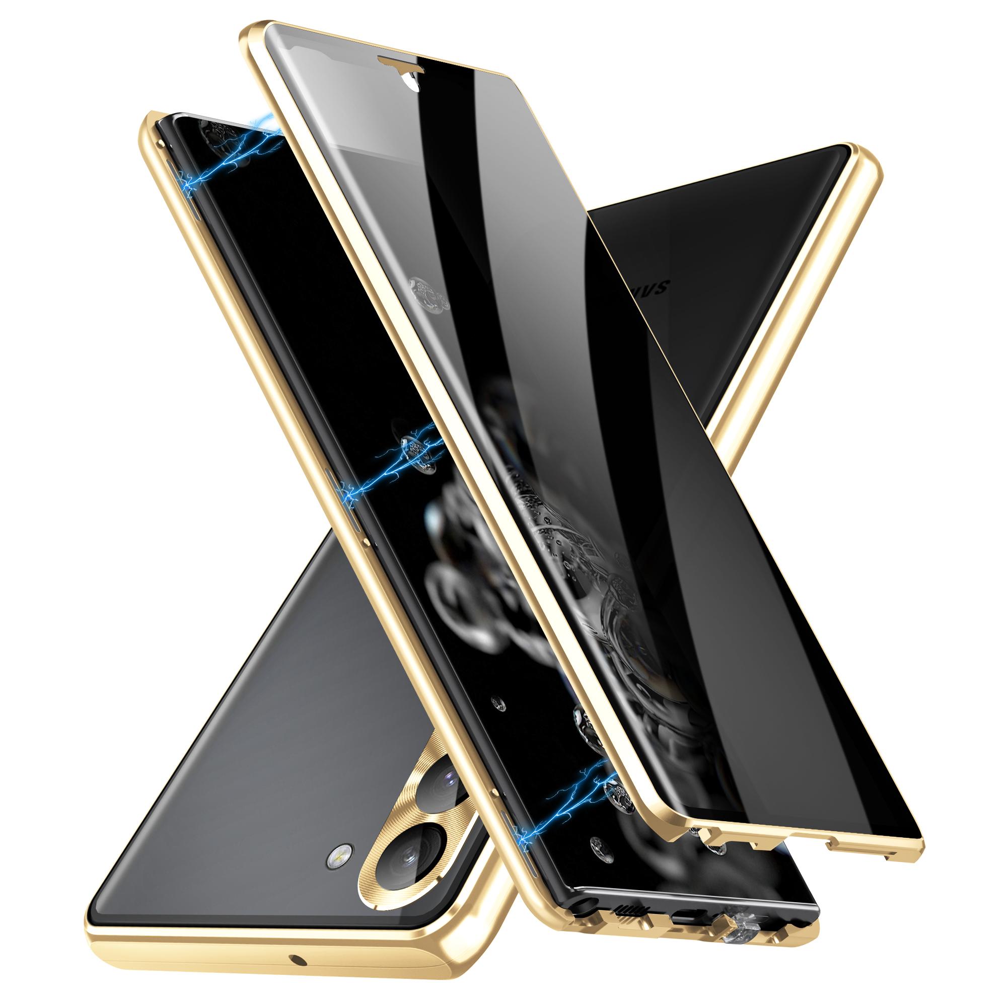 For Samsung Galaxy S24 Case Anti-Spy Double-Sided Tempered Glass Cover with Metal Frame Silver
For Samsung Galaxy S24 Case Anti-Spy Double-Sided Tempered Glass Cover with Metal Frame Silver