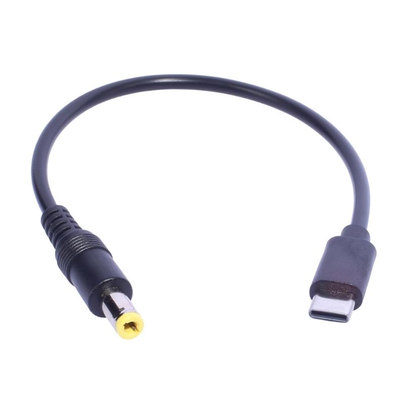 5V/3A 15W USB Type C Male to DC 5.5X2.5mm / 5.5x2.1mm Male Power Jack Extension Charge Cable Charging Adapter Cord for Router 5.5x2.5mm
5V/3A 15W USB Type C Male to DC 5.5X2.5mm / 5.5x2.1mm Male Power Jack Extension Charge Cable Charging Adapter Cord for Router 5.5x2.5mm