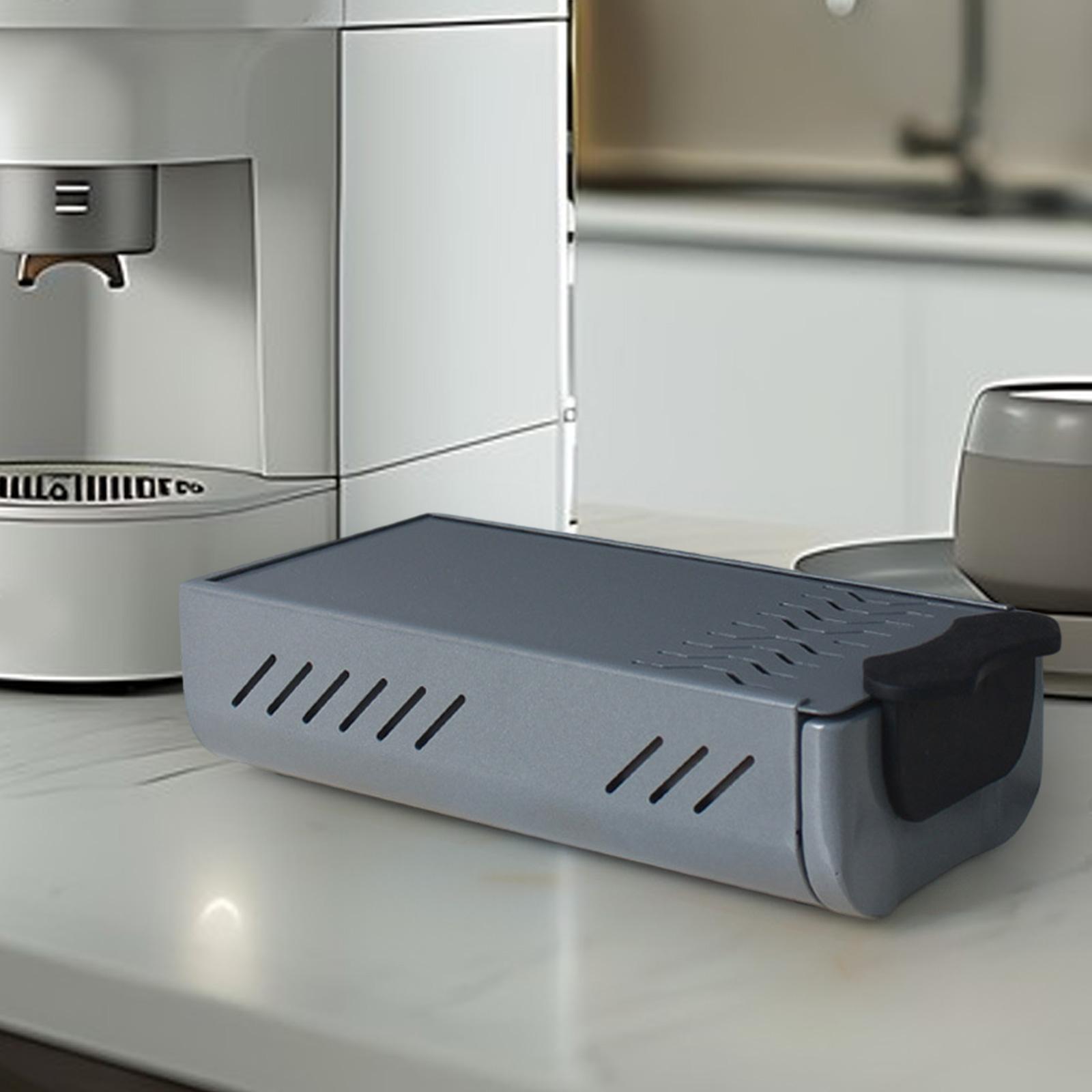 Ящик для кофе эспрессо Knock Box с нескользящей основой Ящик для кофейных остатков Ящик для кофейного молотка для бара, кафе, дома, кофейни серый
Ящик для кофе эспрессо Knock Box с нескользящей основой Ящик для кофейных остатков Ящик для кофейного молотка для бара, кафе, дома, кофейни серый