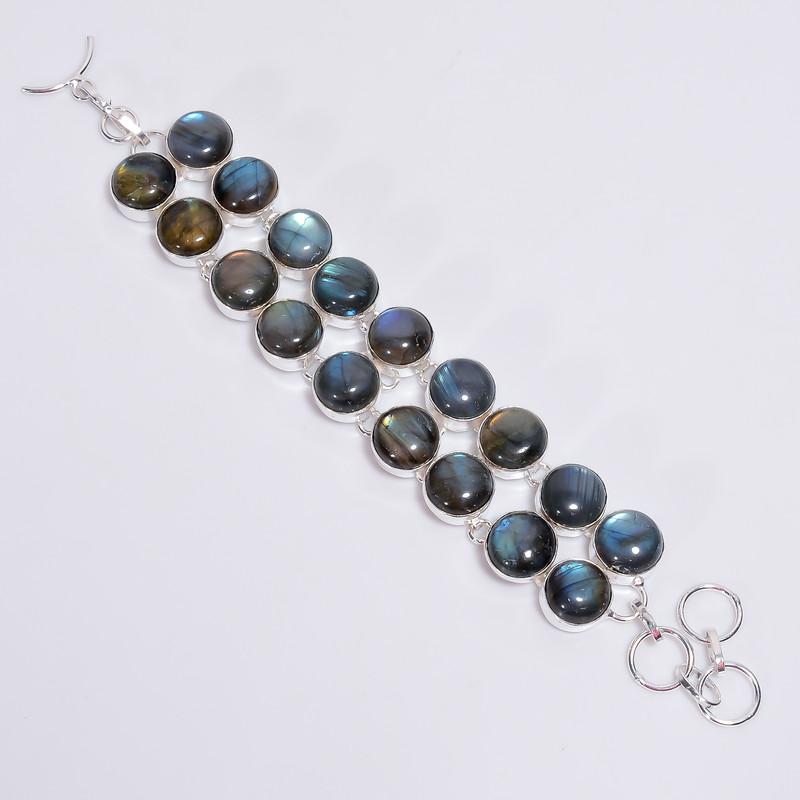 Fantastic Top Grade Qualite 100% Natural Labradorite Round Shape Ethnic Style Handmade Jewelry 925 Steling Silver Bracelet 6-8 WSJ-4618 6-8 синій
Fantastic Top Grade Qualite 100% Natural Labradorite Round Shape Ethnic Style Handmade Jewelry 925 Steling Silver Bracelet 6-8 WSJ-4618 6-8 синій