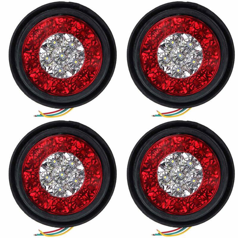 4PCS 4 Inch 16LED Round Light Stop TurnTail Truck Light Trailer Brake Taillights Waterproof LED Side Marker Warning Signal Lamp
4PCS 4 Inch 16LED Round Light Stop TurnTail Truck Light Trailer Brake Taillights Waterproof LED Side Marker Warning Signal Lamp