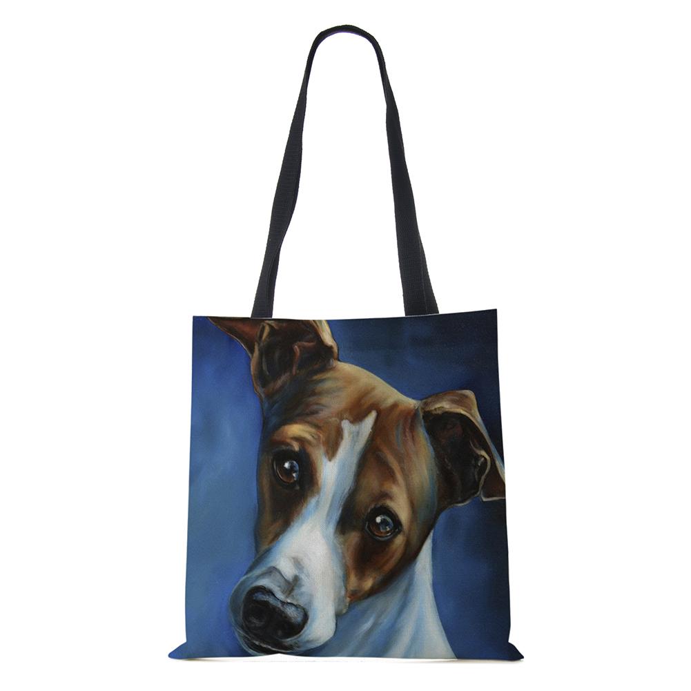 Женские льняные сумки с собачьим принтом, повседневные дорожные пляжные подарочные пакеты
Женские льняные сумки с собачьим принтом, повседневные дорожные пляжные подарочные пакеты