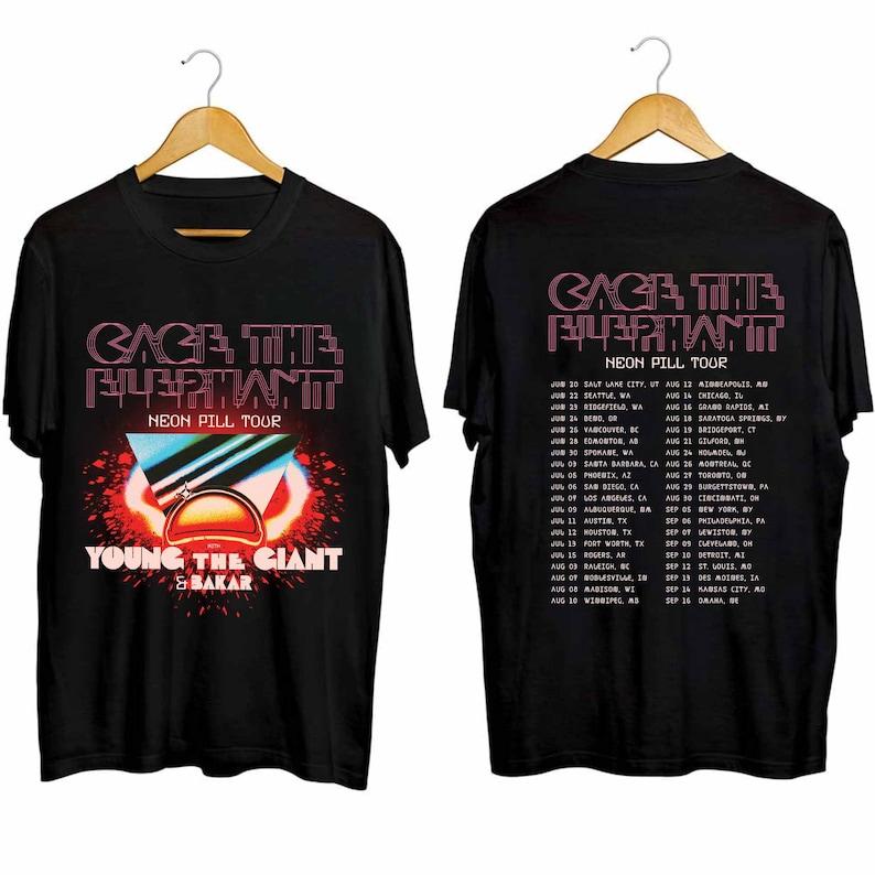 300GSM Heavy Cotton T-Shirt Cage the Elephant - Neon Pill Tour Shirt Cage the Elephant Fan Shirt Cage the Elephant Tour Shirt Neon Pill Concert Shirt
300GSM Heavy Cotton T-Shirt Cage the Elephant - Neon Pill Tour Shirt Cage the Elephant Fan Shirt Cage the Elephant Tour Shirt Neon Pill Concert Shirt