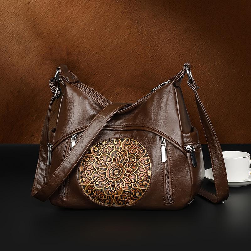 Ethnic style embossed advanced modeling soft durable fashion exquisite novel lightweight luxury commuter outdoor beach crossbody shoulder handbag
Ethnic style embossed advanced modeling soft durable fashion exquisite novel lightweight luxury commuter outdoor beach crossbody shoulder handbag