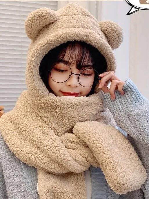 Plush Hat And Scarf Set For Women, Cute Winter With Ears, Perfect For Cycling, Warm And Ear-protecting, Three-piece Hooded Set. One Size бежевий
Plush Hat And Scarf Set For Women, Cute Winter With Ears, Perfect For Cycling, Warm And Ear-protecting, Three-piece Hooded Set. One Size бежевий