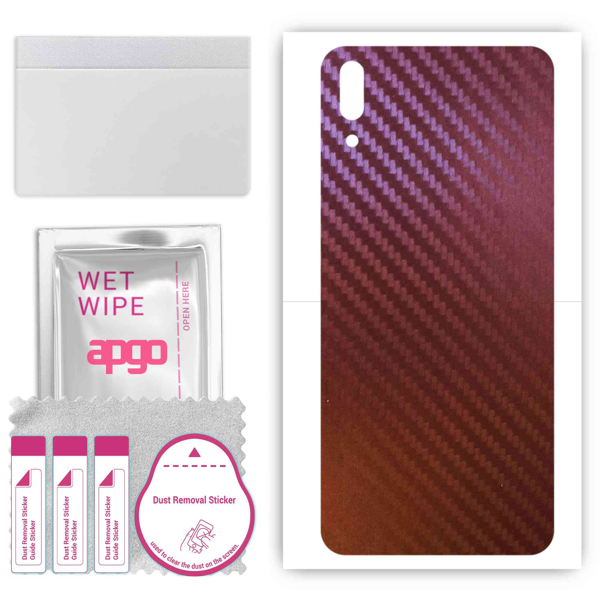 apgo skin sticker film foil vinyl for the BACK compatible with Huawei Enjoy 9e, scratch-resistant, easy to install - Carbon Chameleon CAKA5
apgo skin sticker film foil vinyl for the BACK compatible with Huawei Enjoy 9e, scratch-resistant, easy to install - Carbon Chameleon CAKA5