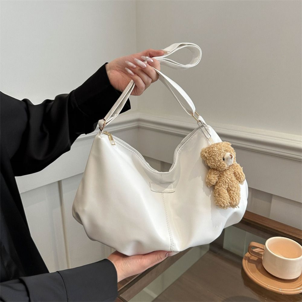 Solid Color Crossbody Bag Large Capacity Tote Bag Fashion PU Leather Shoulder Bag Girls
Solid Color Crossbody Bag Large Capacity Tote Bag Fashion PU Leather Shoulder Bag Girls