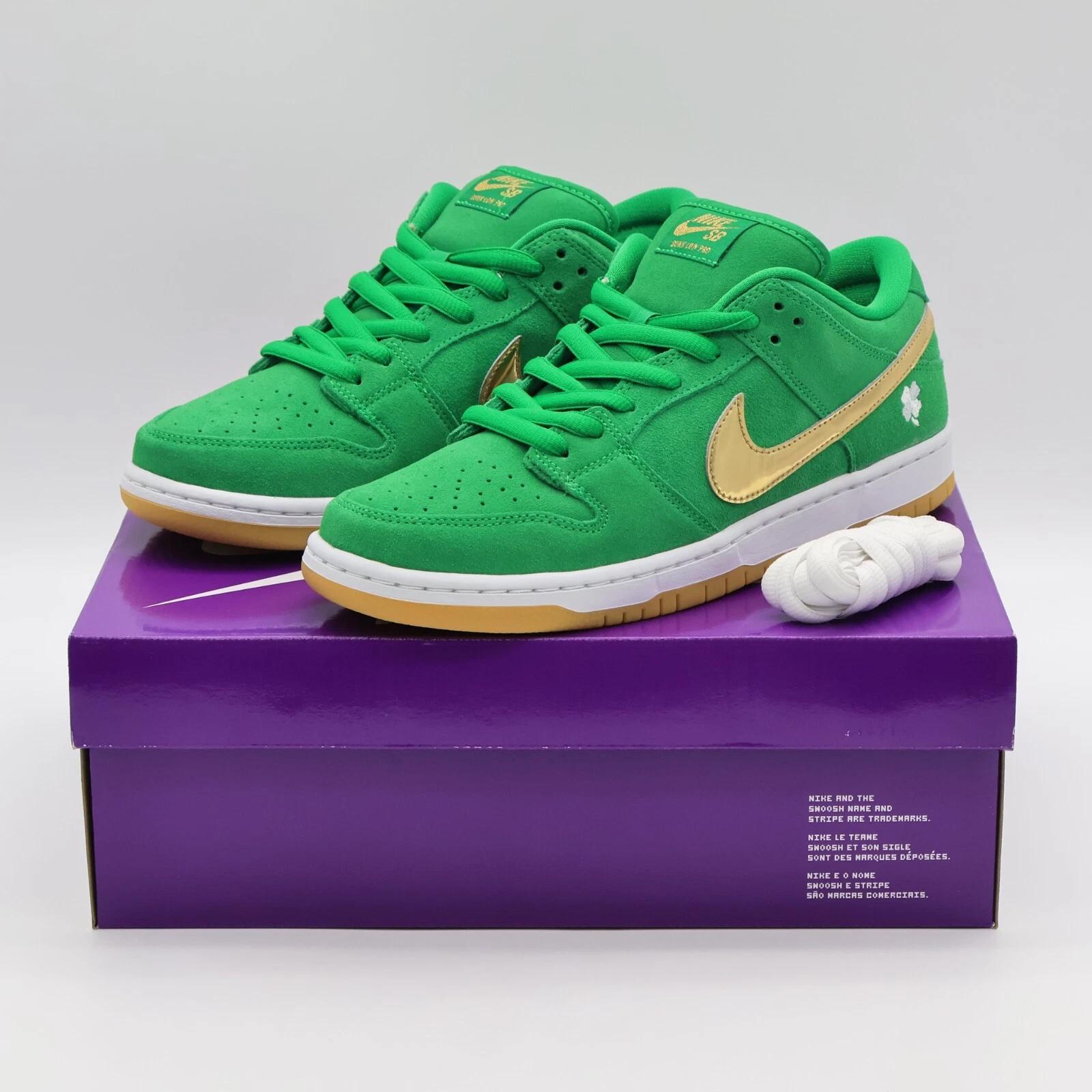 BQ6817-303 Nike SB Dunk Low Pro St. День Святого Патріка Конюшина Щасливий Зелений (Чоловічі) US 5
BQ6817-303 Nike SB Dunk Low Pro St. День Святого Патріка Конюшина Щасливий Зелений (Чоловічі) US 5