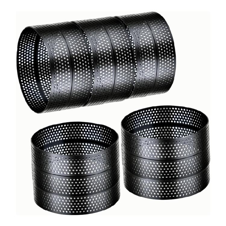 Pack of 12 Multipurpose Stainless Steel Baking Rings Round Metal Tart Molds Perfect for Mousse Cakes and Small Tarts 1
Pack of 12 Multipurpose Stainless Steel Baking Rings Round Metal Tart Molds Perfect for Mousse Cakes and Small Tarts 1