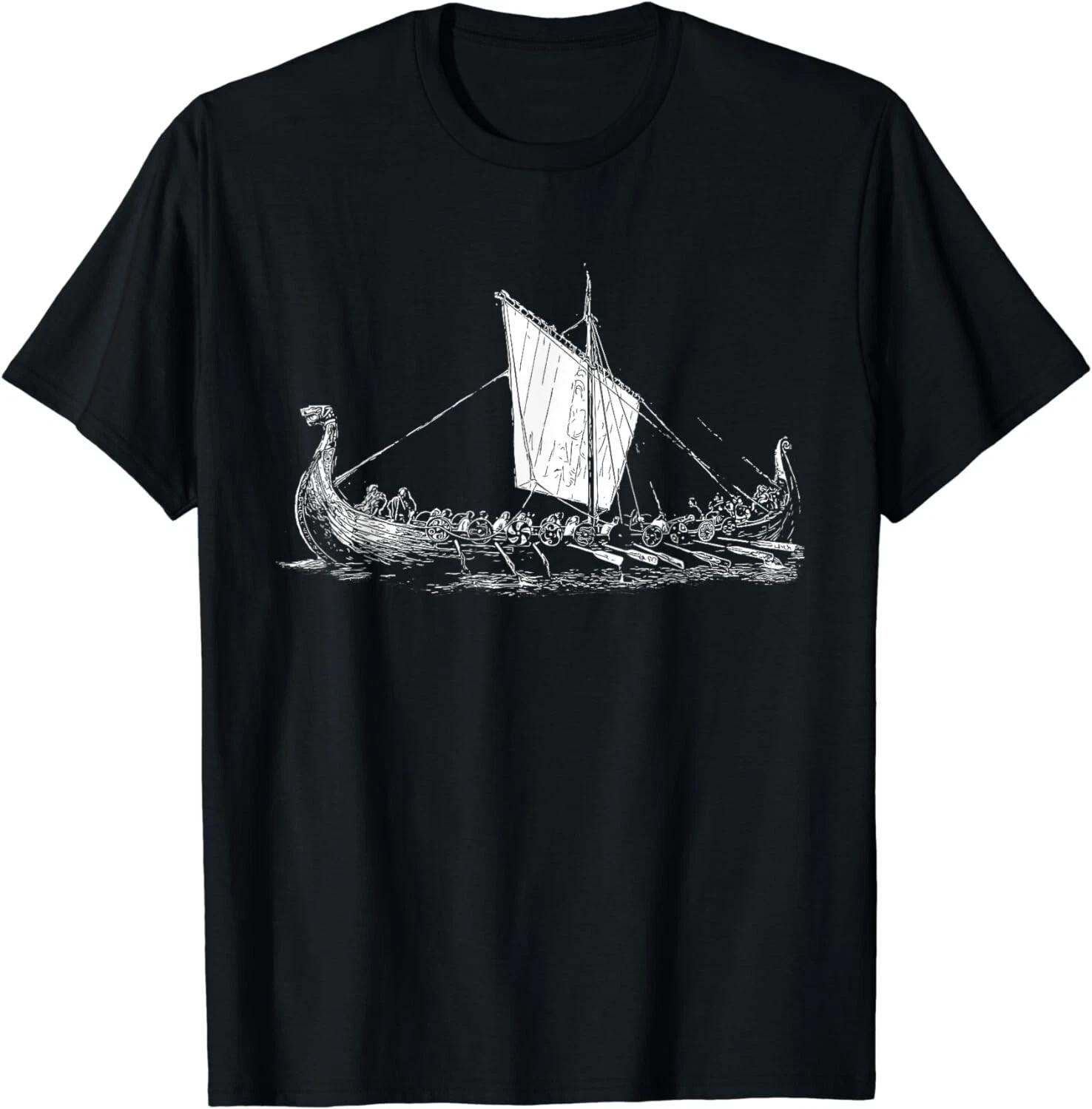 Viking Ship T-Shirt Nordic Warrior Scandinavian Gift Unisex T-Shirt 2XL
Viking Ship T-Shirt Nordic Warrior Scandinavian Gift Unisex T-Shirt 2XL