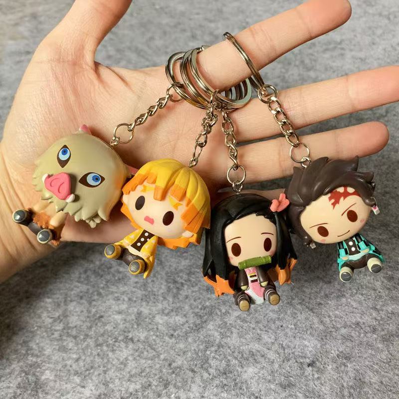 Anime Demon Slayer Tanjirou Nezuko Keychain Model Cute Figure Inosuke Agatsuma Zenitsu Toys Bag Accessories Kids Gifts 4-Piece s
Anime Demon Slayer Tanjirou Nezuko Keychain Model Cute Figure Inosuke Agatsuma Zenitsu Toys Bag Accessories Kids Gifts 4-Piece s