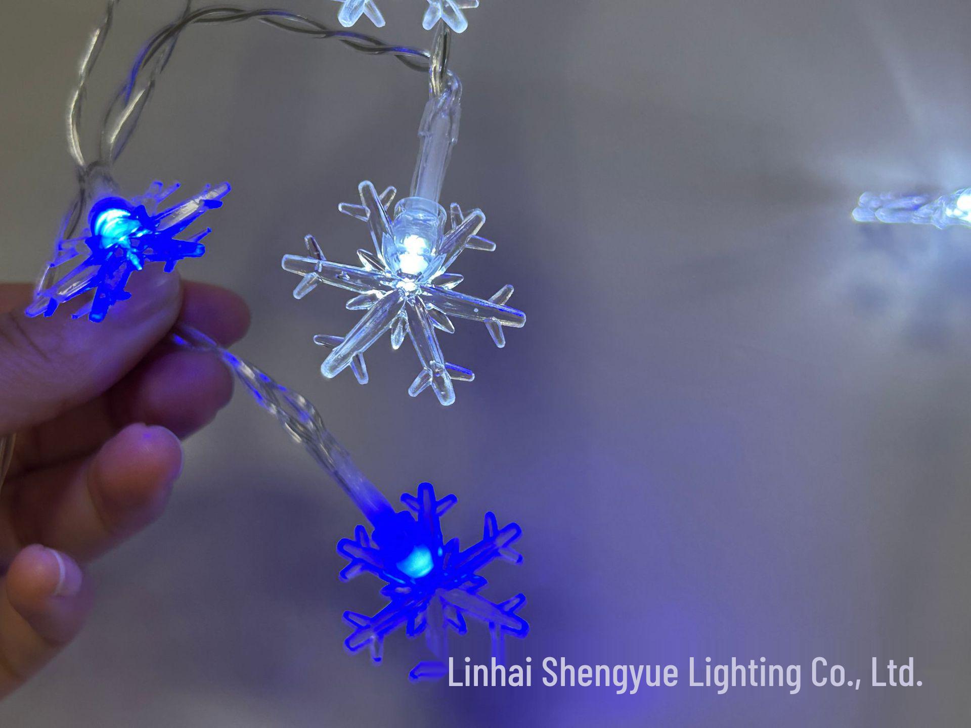 LED Christmas Snowflake String Lights - Festive Decorative Holiday Atmosphere Lighting 1.5m 10 Lights Battery 2-Section Steady
LED Christmas Snowflake String Lights - Festive Decorative Holiday Atmosphere Lighting 1.5m 10 Lights Battery 2-Section Steady