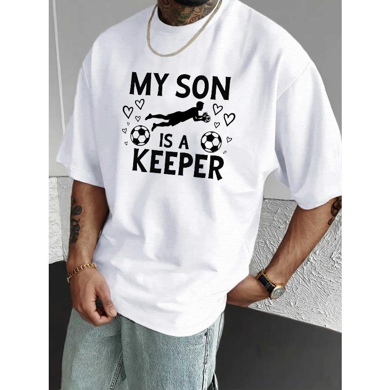 European sizes Keeper soccer print tee shirt, Tees for Men, Casual Short Sleeve T-shirt for summer S белый
European sizes Keeper soccer print tee shirt, Tees for Men, Casual Short Sleeve T-shirt for summer S белый