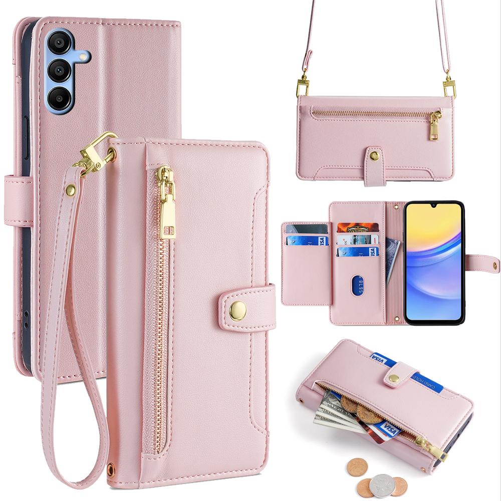 Crossbody Zipper Card Solt Wallet Leather Case for Samsung Galaxy S25 Ultra S24 PLus S23 FE A16 A36 A56 A15 A35 A55 Flip Lanyard For Samsung A06 5G рожевий
Crossbody Zipper Card Solt Wallet Leather Case for Samsung Galaxy S25 Ultra S24 PLus S23 FE A16 A36 A56 A15 A35 A55 Flip Lanyard For Samsung A06 5G рожевий