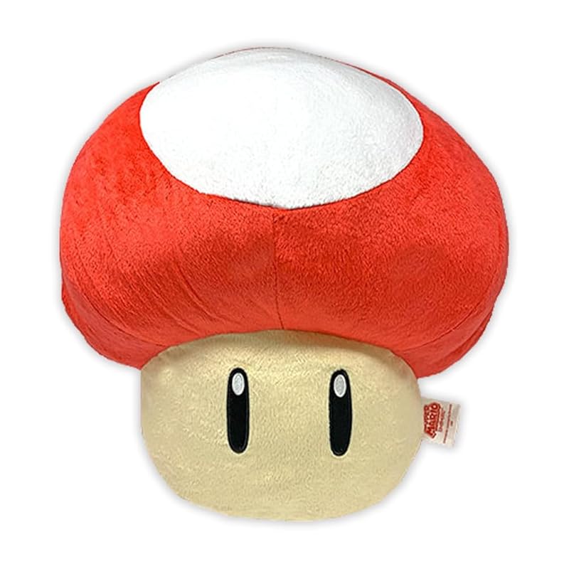 super mario extra large size stuffed toy super mushroom 1UP mushroom official Goods Approximately 42cm with toy diamond (Super Mushroom)
super mario extra large size stuffed toy super mushroom 1UP mushroom official Goods Approximately 42cm with toy diamond (Super Mushroom)