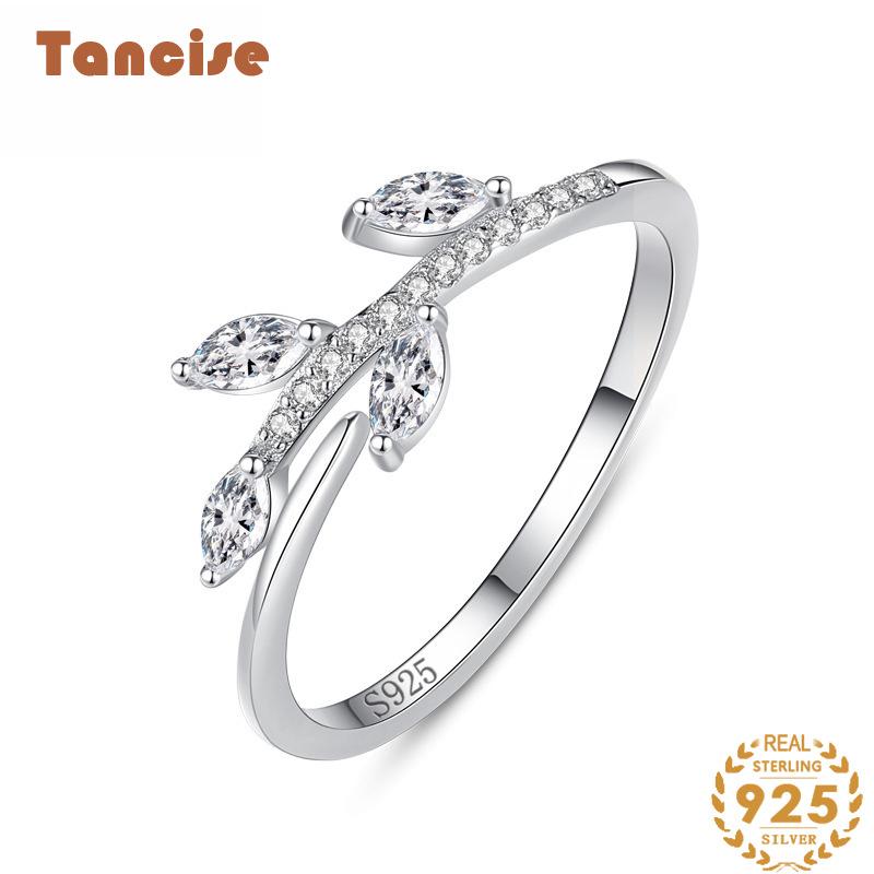 Tancise Classic стерлингового серебра 925 пробы кольцо с цирконом женские ювелирные изделия свадебное обещание вечерние подарок 5 серебряный
Tancise Classic стерлингового серебра 925 пробы кольцо с цирконом женские ювелирные изделия свадебное обещание вечерние подарок 5 серебряный