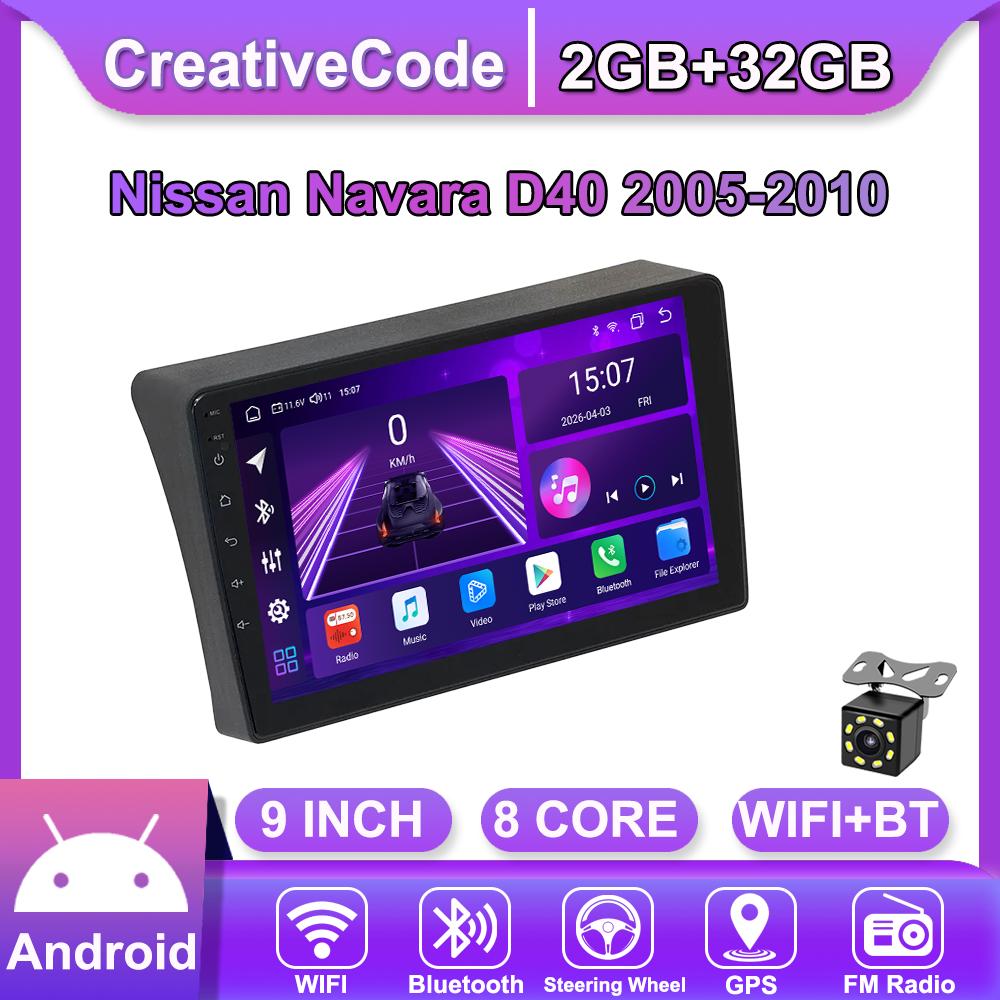 Android Car-Play Car Radio For Nissan Navara D40 2005-2010 Multimedia Player Head Unit Stereo GPS Navigation BT WIFI,8 CORE ,2+32GB чорний
Android Car-Play Car Radio For Nissan Navara D40 2005-2010 Multimedia Player Head Unit Stereo GPS Navigation BT WIFI,8 CORE ,2+32GB чорний