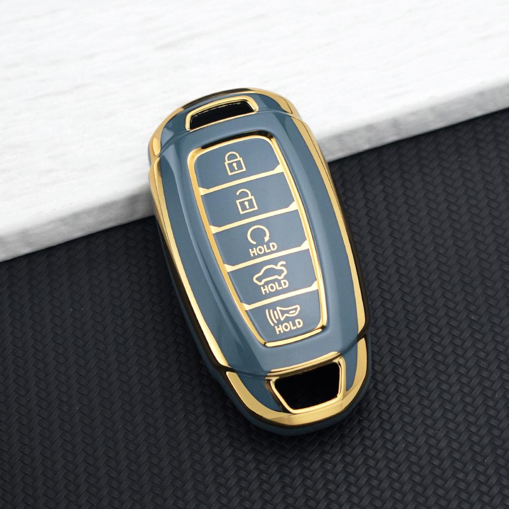 5 Buttons Car Key Cover for Hyundai Palisade 2020-2025 Elantra Santa Fe Veloster SEL Limited Soft TPU Car Key holder Key Chain
5 Buttons Car Key Cover for Hyundai Palisade 2020-2025 Elantra Santa Fe Veloster SEL Limited Soft TPU Car Key holder Key Chain