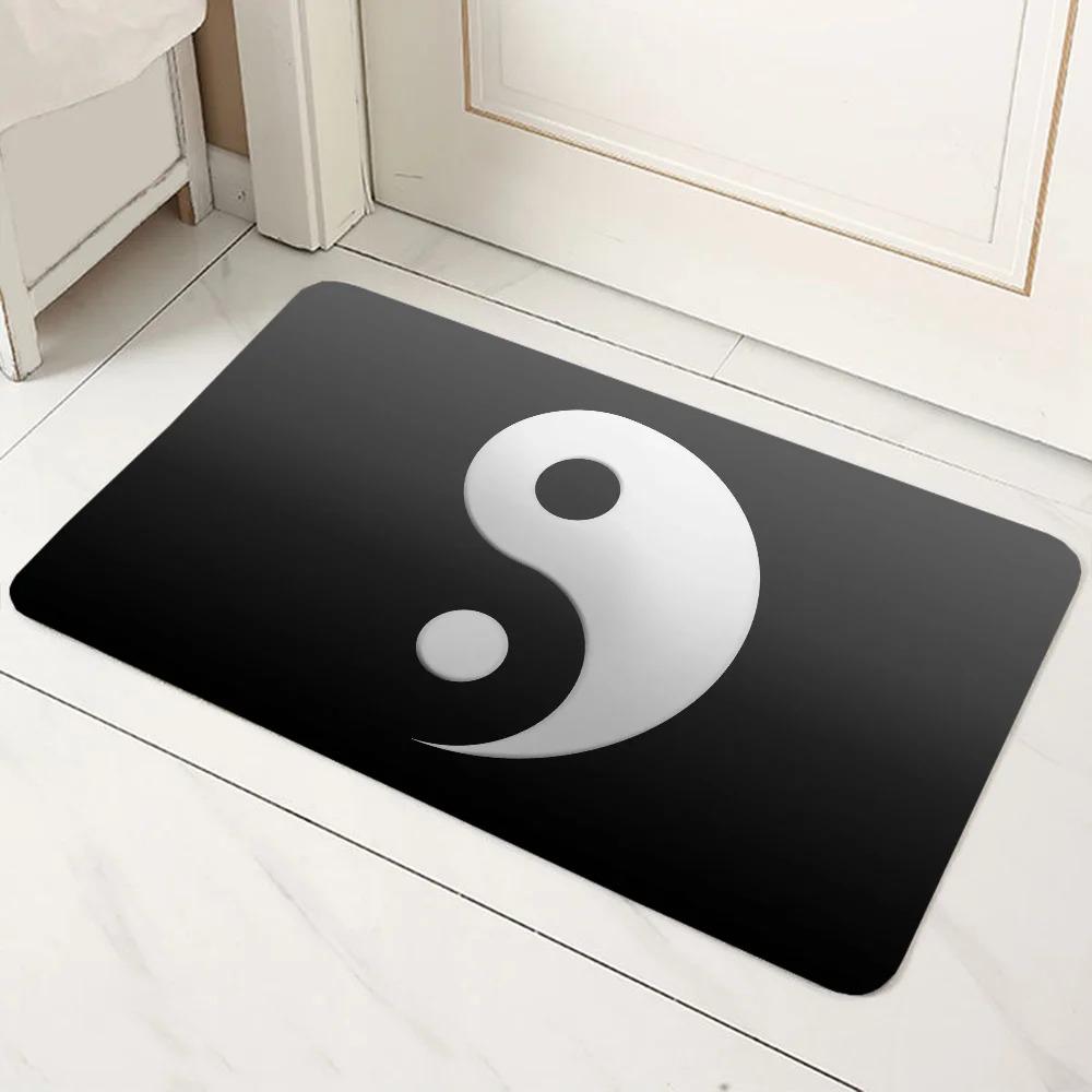 Tai Chi Yin Yang Pattern Door Mat Decoration Home Bathroom Floor Mat 40x60cm
Tai Chi Yin Yang Pattern Door Mat Decoration Home Bathroom Floor Mat 40x60cm