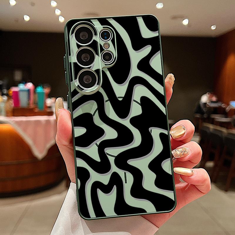 Magnetic For Magsafe Case For Samsung Galaxy S26 Ultra S25 Edge S24 Plus S23 FE S22 A54 A55 A56 5G Black Stripe Pattern Matte Cover Samsung A55 5G зелений
Magnetic For Magsafe Case For Samsung Galaxy S26 Ultra S25 Edge S24 Plus S23 FE S22 A54 A55 A56 5G Black Stripe Pattern Matte Cover Samsung A55 5G зелений