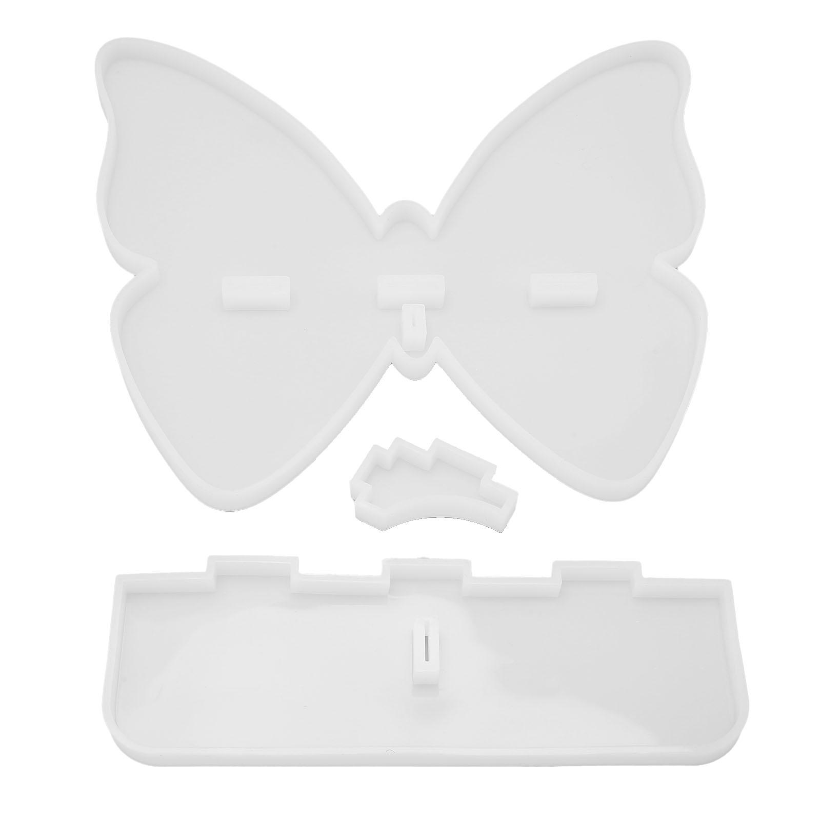 3 Pcs Silicon Mold DIY Crystal Epoxy Resin Wall Mount Butterflies Shelf Rack Mold Aromatherapy Silicone Mold
3 Pcs Silicon Mold DIY Crystal Epoxy Resin Wall Mount Butterflies Shelf Rack Mold Aromatherapy Silicone Mold