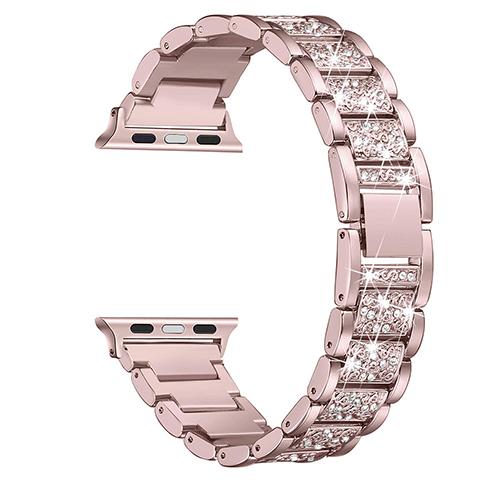 Diamond Strap for iWatch 46mm 42mm 45mm 41mm 49mm Metal watchband apple watch Series 10 9 8 7 6 5 SE Women s Wristband Bracelect ultra 1-2-3 49mm троянди рожеві кольору
Diamond Strap for iWatch 46mm 42mm 45mm 41mm 49mm Metal watchband apple watch Series 10 9 8 7 6 5 SE Women s Wristband Bracelect ultra 1-2-3 49mm троянди рожеві кольору