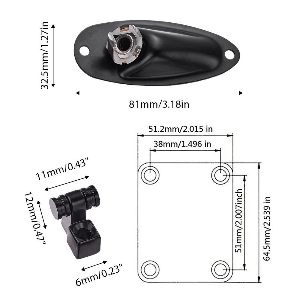 Black/Golden/Silver Electric Guitar Hardware Guitar Replacement Accessories Guitar Replacement чорний
Black/Golden/Silver Electric Guitar Hardware Guitar Replacement Accessories Guitar Replacement чорний