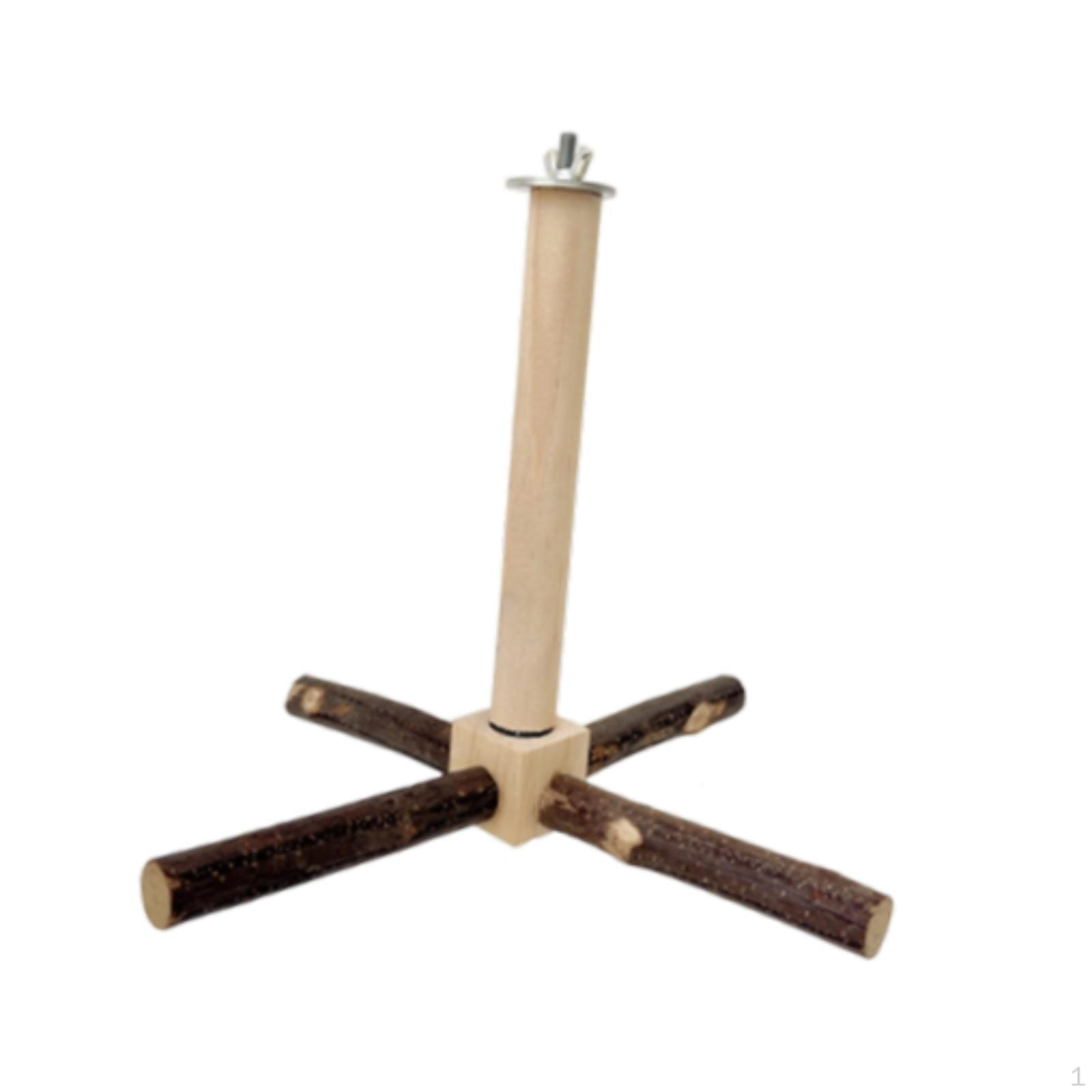 Parrot Toy Perch Bird Stand Rotating Wooden Cage Accessories Station Pole Activity
Parrot Toy Perch Bird Stand Rotating Wooden Cage Accessories Station Pole Activity