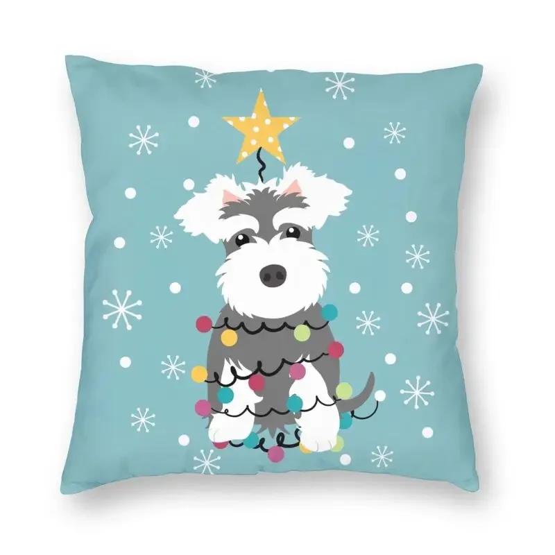 Miniature Schnauzer Christmas Tree Cushion Covers Velvet Animal pet Dog Throw Pillow for Sofa Square Pillowcase Home Decor 30x30cm бежевий
Miniature Schnauzer Christmas Tree Cushion Covers Velvet Animal pet Dog Throw Pillow for Sofa Square Pillowcase Home Decor 30x30cm бежевий