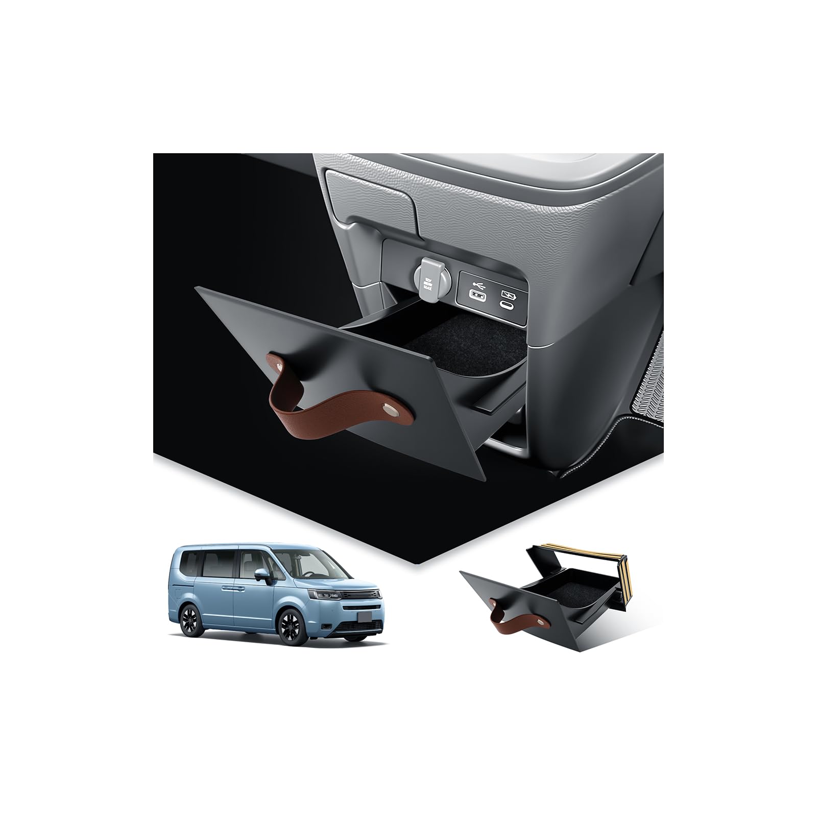 Консольный бокс BIBIBO для Honda Step Wagon серии RP с ящиками и хранилищем. Идеально подходит для организации и наведения порядка среди ваших аксессуаров и в салоне. (RP8, чёрный
Консольный бокс BIBIBO для Honda Step Wagon серии RP с ящиками и хранилищем. Идеально подходит для организации и наведения порядка среди ваших аксессуаров и в салоне. (RP8, чёрный