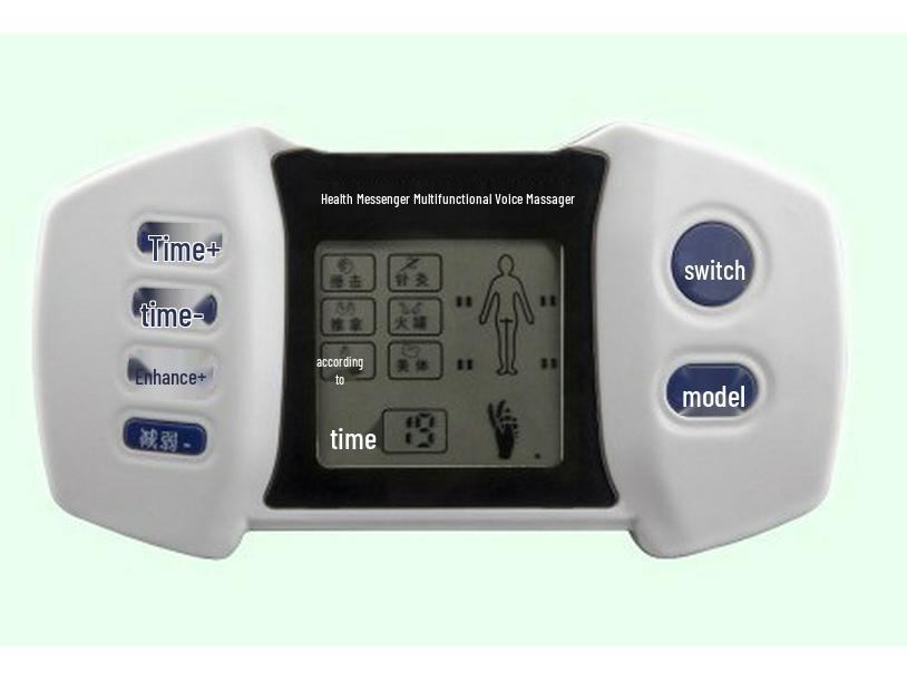 Portable Dual Output Meridian Massager for Rapid Relief of Neck, Shoulder, Waist, and Leg Muscle Strain. Battery Powered
Portable Dual Output Meridian Massager for Rapid Relief of Neck, Shoulder, Waist, and Leg Muscle Strain. Battery Powered