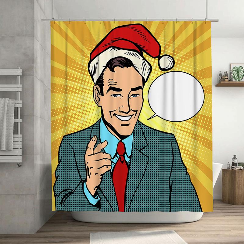 Tu Vintage Comic Man Shower Curtain Retro Pop Art Bathroom Decor Movie Character Wall Hanging Backdrop Home Decor Gift W60H190(CM)-1 Pcs
Tu Vintage Comic Man Shower Curtain Retro Pop Art Bathroom Decor Movie Character Wall Hanging Backdrop Home Decor Gift W60H190(CM)-1 Pcs