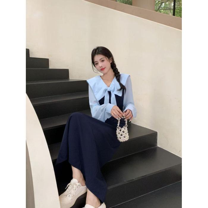 Large size women s clothing French early autumn thin temperament fake two long dresses slightly fat MM dresses wear and splice S
Large size women s clothing French early autumn thin temperament fake two long dresses slightly fat MM dresses wear and splice S