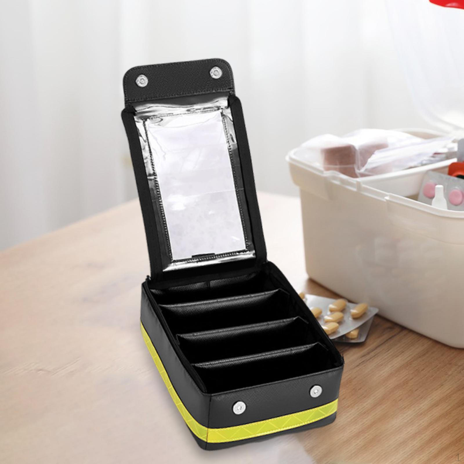 Сумка-подсумок для первой помощи, пустой портативный органайзер большой вместимости для экстренных случаев чёрный
Сумка-подсумок для первой помощи, пустой портативный органайзер большой вместимости для экстренных случаев чёрный