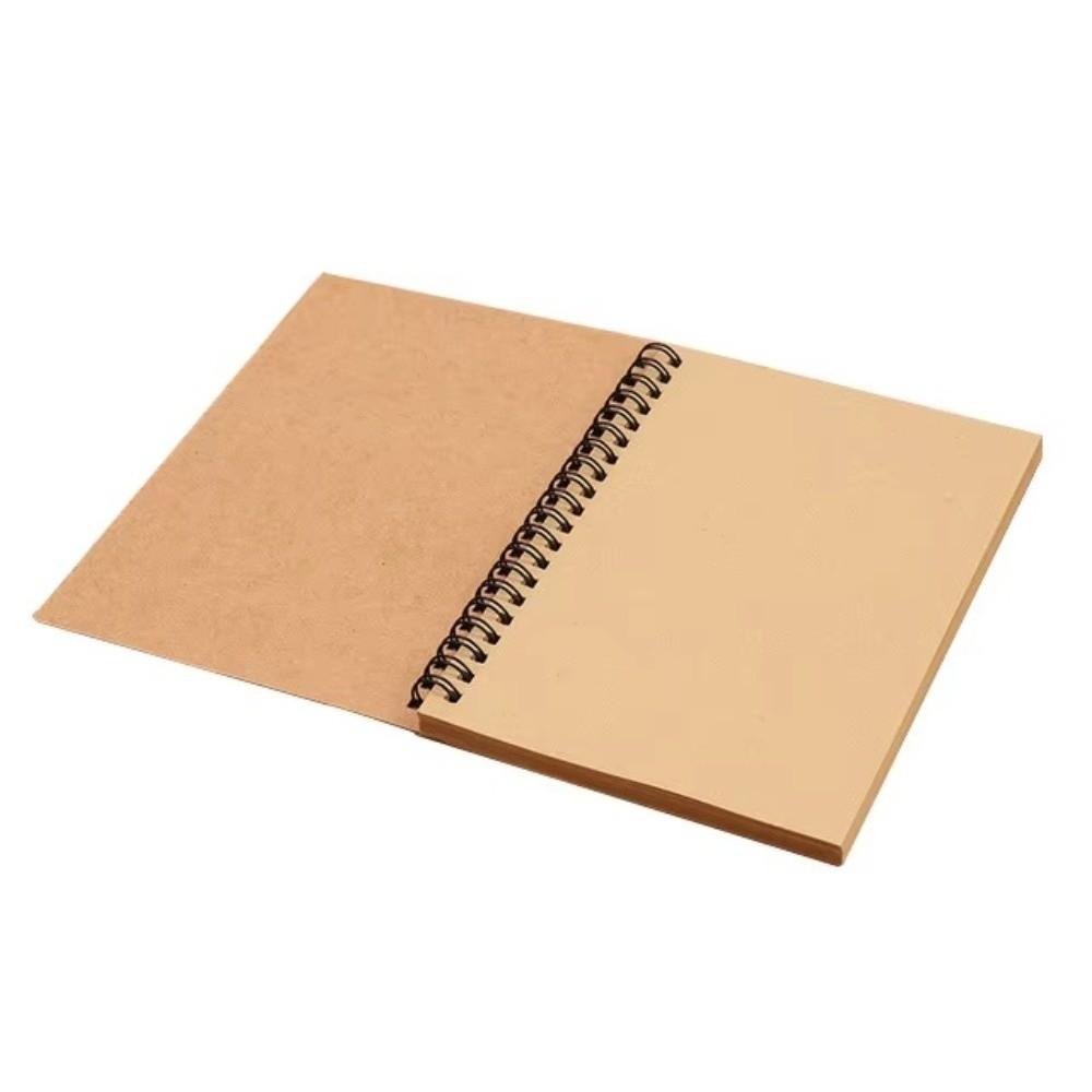 Retro Spiral Coil Book Unlined Graffiti Kraft Paper Sketchbook Simple Blank Student Stationery a5 Notebook School Office
Retro Spiral Coil Book Unlined Graffiti Kraft Paper Sketchbook Simple Blank Student Stationery a5 Notebook School Office