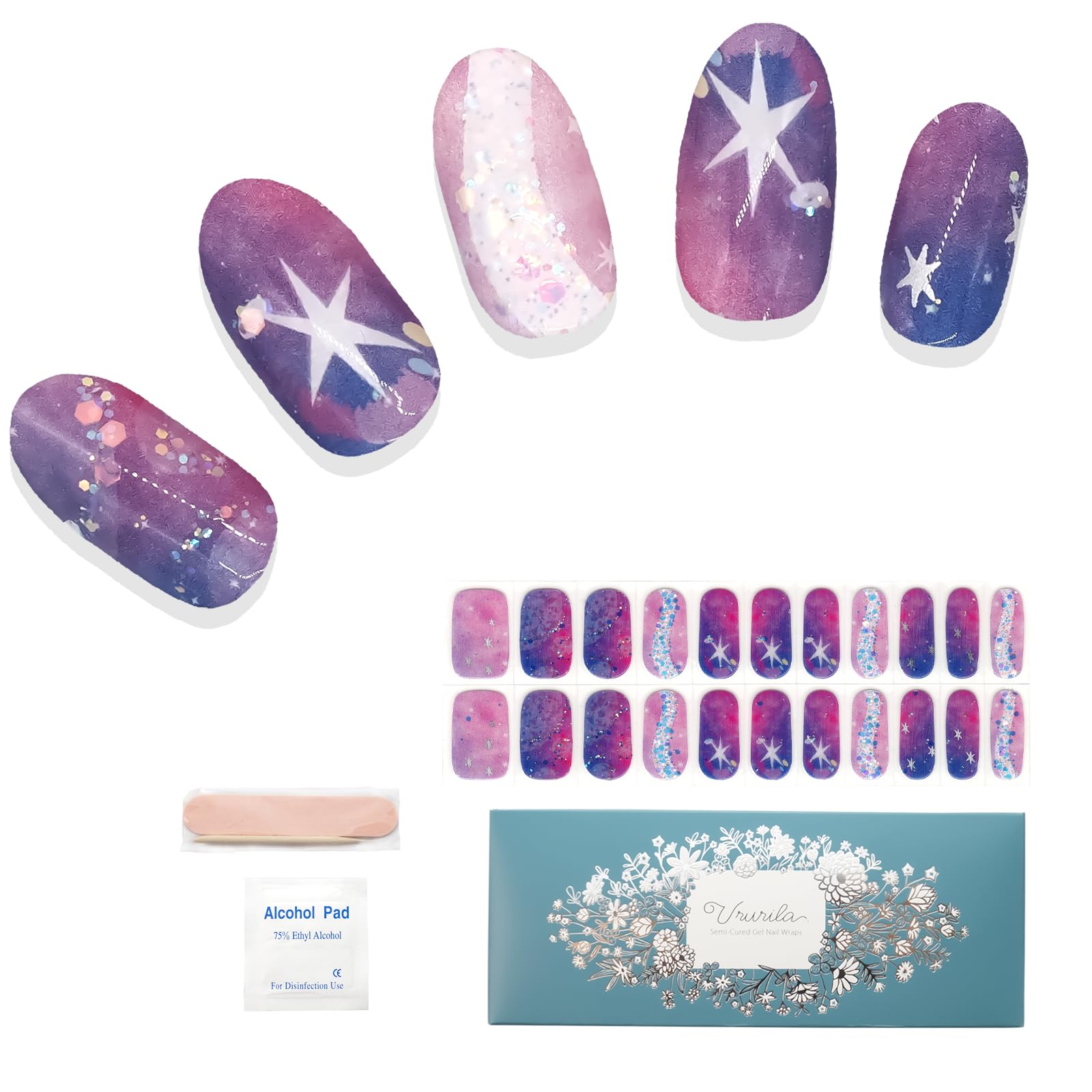 Ururila Nail Sticker Gel Nail Sticker Hardening Type Just Stick Self Nail Nail Sticker Ururila (045.Idol Star)
Ururila Nail Sticker Gel Nail Sticker Hardening Type Just Stick Self Nail Nail Sticker Ururila (045.Idol Star)