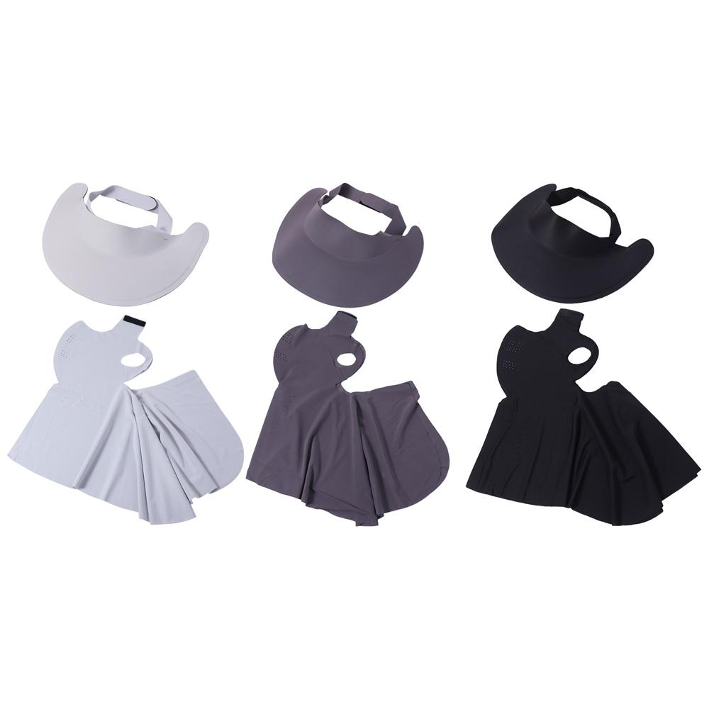 Solid Color Ice Silk Mask Dustproof UV Protection Veil Removable Sunscreen Face Cover Riding чорний
Solid Color Ice Silk Mask Dustproof UV Protection Veil Removable Sunscreen Face Cover Riding чорний