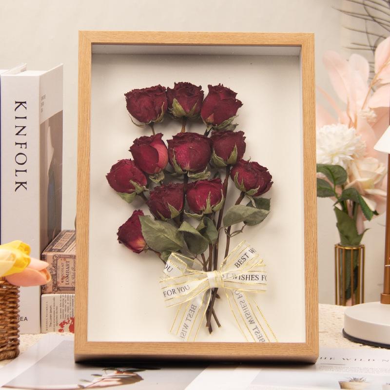 Finished Red Rose Immortal Flower Real Flower Dried Flower Photo Frame Female Birthday Niche Premium Valentine s Day Mother s Day Gift
Finished Red Rose Immortal Flower Real Flower Dried Flower Photo Frame Female Birthday Niche Premium Valentine s Day Mother s Day Gift