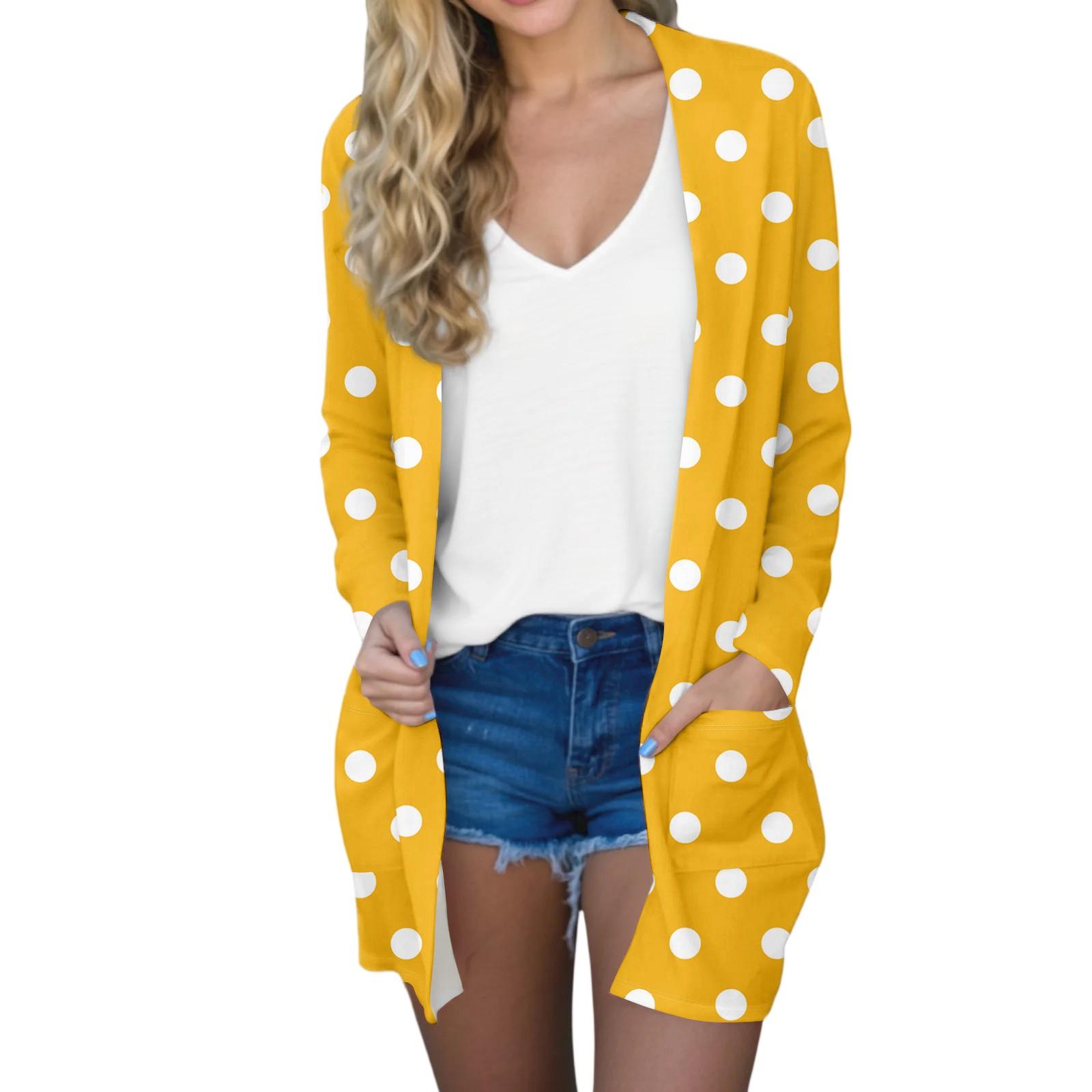 Женский модный повседневный удобный кардиган средней длины с пятнистым принтом M оранжевый
Женский модный повседневный удобный кардиган средней длины с пятнистым принтом M оранжевый