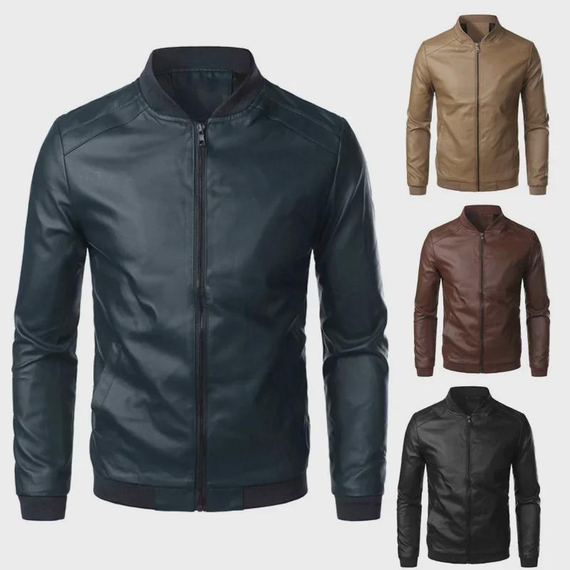 Men s Large Slim Fit PU Leather Baseball Collar Jacket - Autumn/Winter European Style 4XL
Men s Large Slim Fit PU Leather Baseball Collar Jacket - Autumn/Winter European Style 4XL